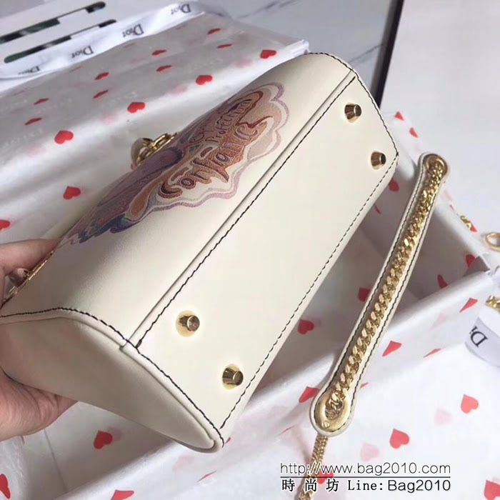 DIOR迪奧 2018FW 限量發售 原色小牛皮袖珍手提包 可手提亦可肩背或斜挎  zdo1146